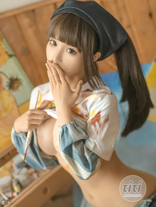 蠢沫沫 – NO.181 小画家 [110P-1.08GB]