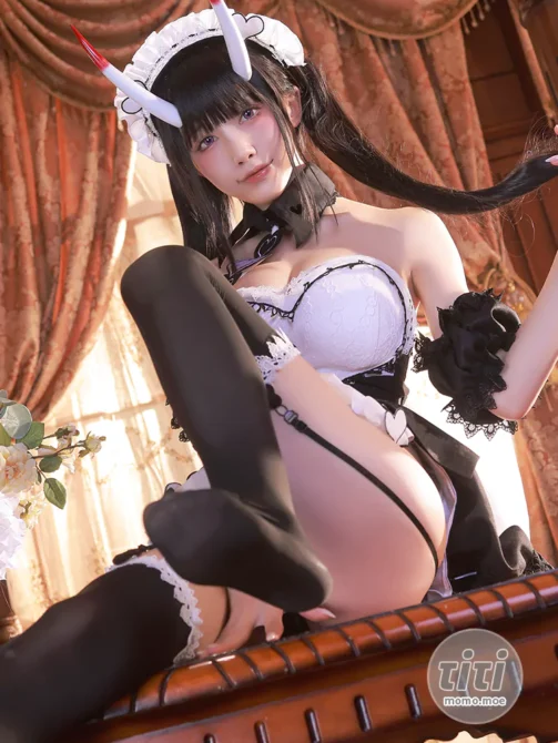 新作 水淼Aqua – NO.123 AzurLane诺西罗能代女仆 [61P-78MB]