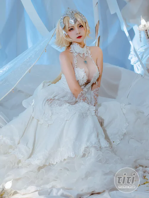 二佐Nisa – NO.132 Fate贞德花嫁 [12P-200MB]