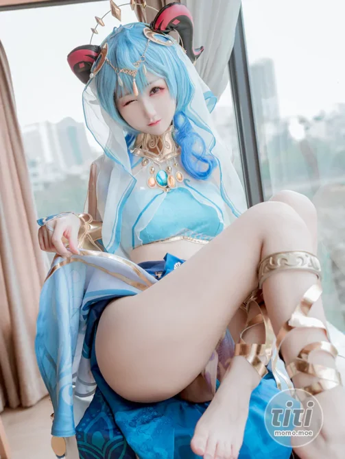 Kuuko W – NO.132 FreeSet Ganyu Nilou 2022.09 甘雨 妮露服 [9P-103M]