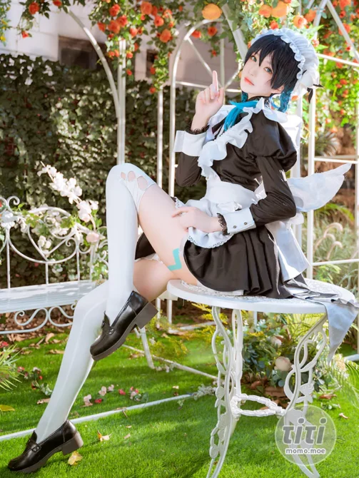 桜桃喵 – NO.140 温迪女仆&花絮 [26P1V-514M]