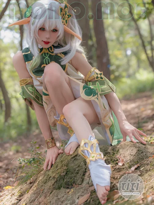 黏黏团子兔 – NO.095 (咬一口兔娘) 10月订阅 万年萝莉纳西妲(重置版)&0.2s [60P+1V-1.31G]