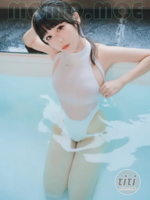 usejan蓝蓝 – NO.014 白衣竞泳 [36P-61M]