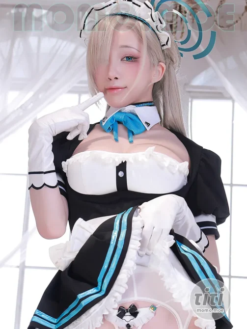 水淼Aqua – NO.167 碧蓝档案一之濑明日奈女仆 [155P-186MB]