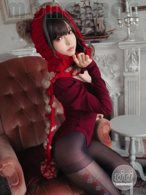 ElyEE子 – NO.153 红色 KNITTING [52P-8MB]