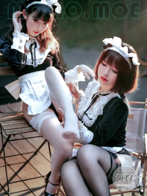 半半子 – NO.071 &面饼仙儿 – 【BANBANKOxMianZelizer】メイド姉妹 [74P-364MB]