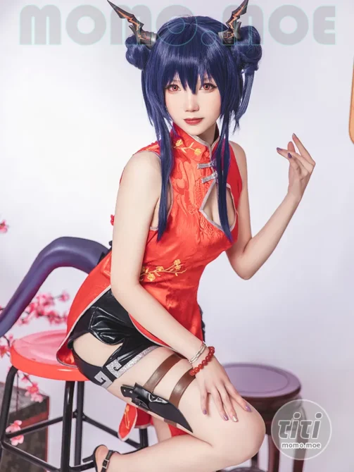 雪晴Astra – NO.51 明日方舟 陈 旗袍 [18P-305MB]