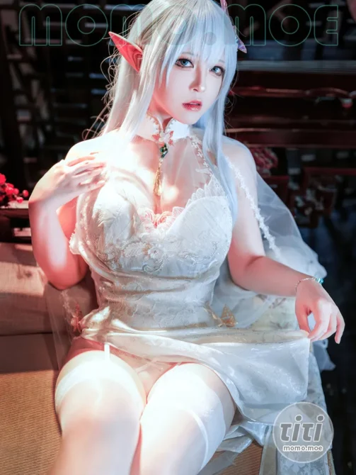 半半子 – NO.085 碧蓝航线 阿尔比恩旗袍 [47P+3V-287M]