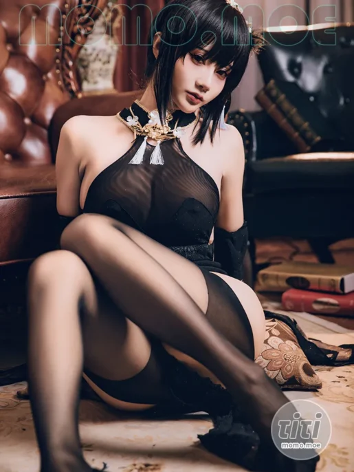 如月灰 – NO.29 碧蓝航线 镇海旗袍 [24P-120M]