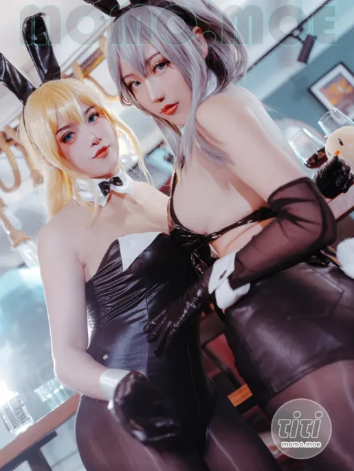 隼隼子 – NO.003 &刺青Poi 碧蓝航线 北卡罗来纳 华盛顿 兔女郎 [40P-295MB]