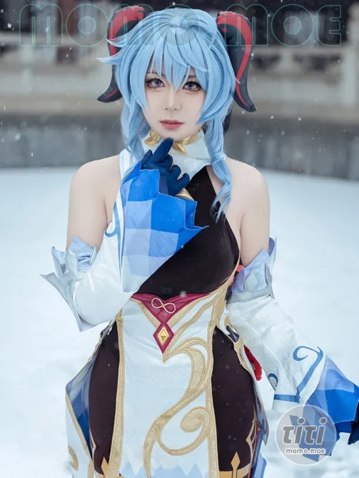 虎森森 – NO.046 原神 甘雨 雪景 [42P-298M]