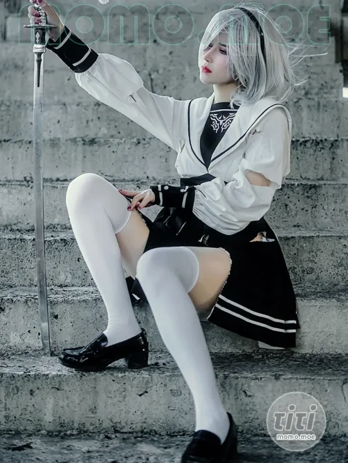 鹿八岁 – NO.067 尼尔 机械纪元 2B废墟 [33P+1V-361MB]