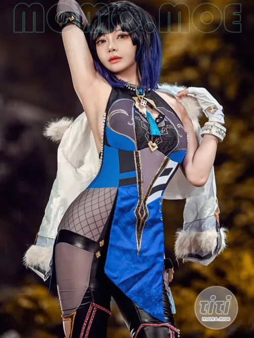 Hachi小芭 – NO.019 Yelan Genshin Impact [40P-104M]