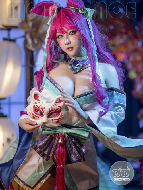 KANEKO_咔喵 – NO.035 英雄联盟 灵魂莲华 阿狸 [17P+1V-541M]