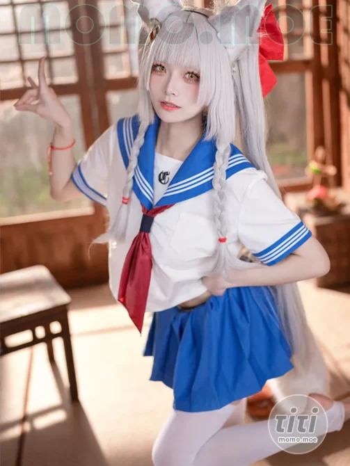 九柒喵 – NO.020 碧蓝航线 朝凪 JK [37P-187MB]