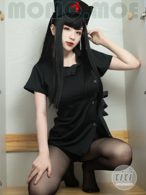 起司块wii – NO.34 黑色护士 [58P-515MB]