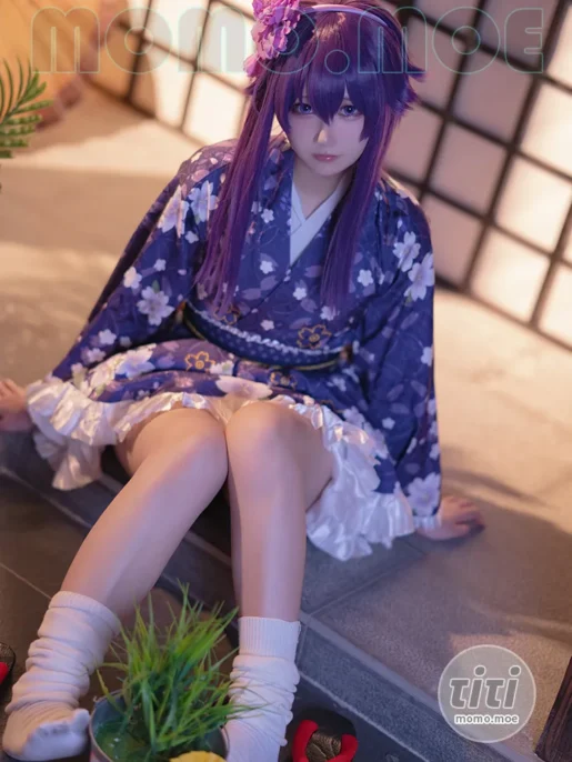 lunananya – NO.035 Blue Archive Igusa Haruka (New Year) [34P-214MB]