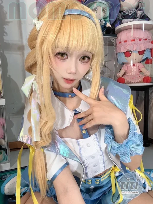 白栎Shirly – NO.014 偶像大师 藤田琴音 打歌服 [66P+10V-1.24GB]