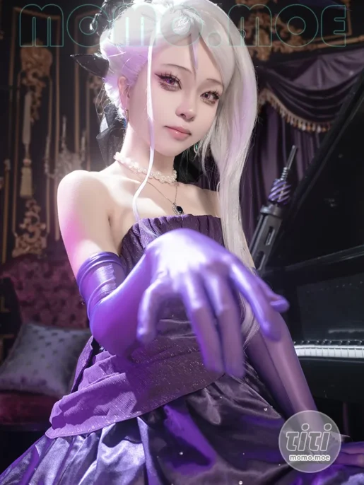 矢量鱼 – NO.020 蔚蓝档案 空崎日奈连衣裙 [34P-259M]