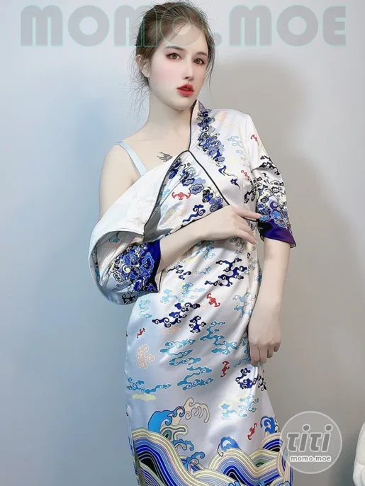 鹿八岁 – NO.088 海航中式旗袍空姐 [28P+1V-1.35G]