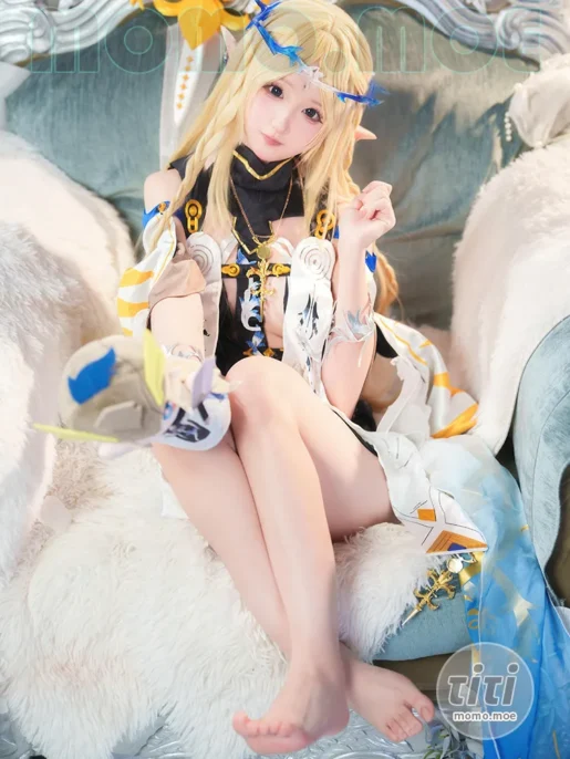 Seele麦麦 – NO.029 鸣潮 菲比&卡提希娅 蓝色花海物语 [96P-315M]