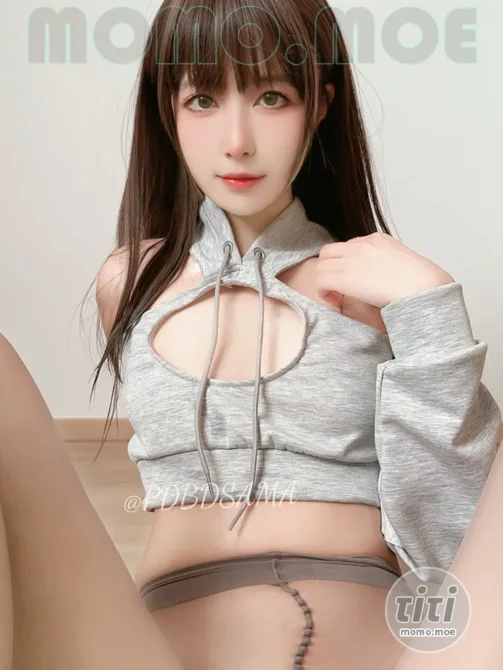 布丁大法 – NO.232 开档灰丝 [23P+1V-45MB]