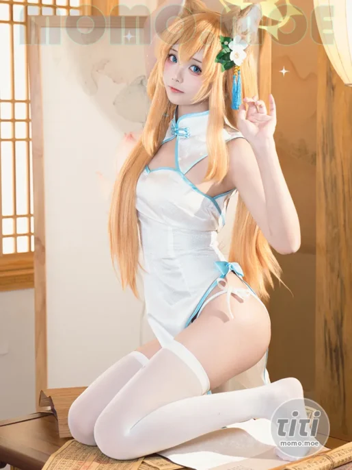 艾西Aiwest – NO.026 蔚蓝档案 伊落玛丽旗袍 [30P-342M]