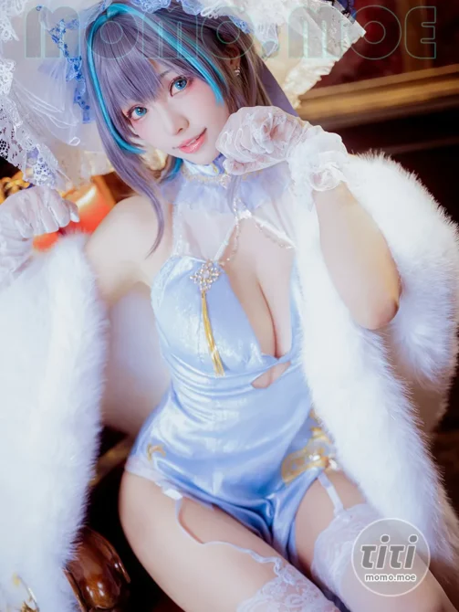 ElyEE子 – NO.214 Cheshire Cheongsam ver 柴郡旗袍 [37P-160MB]